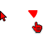 (wнole sет) Red Cursor Set thumbnail