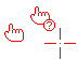 Red&White Hand Pointers