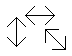 Simplistic Horizontal, Vertical &amp; Diagonal Resize Selectors Teaser