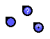 Small Pixelated Blue