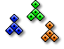 Multicoloured Tetris Blocks