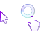 Windows 7 Bitonal Purple-white Cursor Set thumbnail