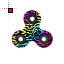 zebra_rainbow_fidget1.cur HD version