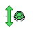 Green Koopa vertical resize.ani Preview