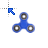 Fidget Spinner blue.ani Preview