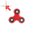 Fidget Spinner red.ani Preview
