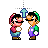 Mario and Luigi Alternate Select.cur