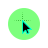 Green Highlighted Black Cursor.cur Preview