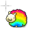 Rainbow Sheep Cursor.ani Preview