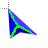 Blue and Green Cursor.cur