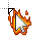 cursor on fire! (only one).cur Preview
