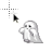 Ghost with black arrow.cur Preview