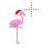 Flamingo with Santa Hat alt Left Select