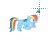 Rainbow Dash My Little Pony Alt Left Select