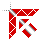 Sewn Red Cursor.cur Preview