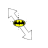 Batman Logo Diagonal Resize Left.ani