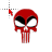 Deadpool punisher logo normal select.cur Preview