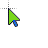 Blue and green cursor.cur