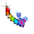 Rainbow Cursor Trail with unicorn Normal Select.ani Preview