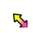 Pink and Yellow Diagonal Resize 1.cur Preview