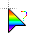 rainbow help cursor.cur Preview