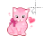 8-bit Pink Kitten alt left select.ani Preview