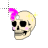 blushing skull help select.cur Preview