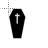Coffin with cross normal select.cur Preview
