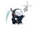 grim reaper 8-bit alt left select.cur Preview