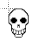 8-bit skull normal select.ani Preview