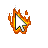 cursor on fire.cur