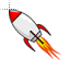 Alien Space Rocket Ship.cur HD version