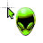 Alienware Alien Green.cur Preview