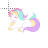 resting pastel unicorn normal select.cur