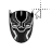 Black Panther Marvel Mask alt left select.cur Preview