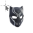 Black Panther Mask normal select.cur Preview