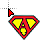Superman Alphabet a.cur