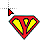 Superman Alphabet y.cur