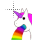 pink maned unicorn pukes a rainbow normal select.ani Preview