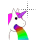 pink maned unicorn pukes a rainbow unanimated alt left select.cu