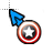 Captain America shield normal select.ani Preview