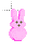 Pink Bunny Peep normal select.cur Preview