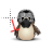 Porg in Kylo Ren Helmet non-animated normal select.cur Preview