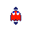 pac-man ghost vertical cursor.ani Preview