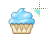blue cupcake alt left select.cur Preview