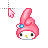 My Melody Hello Kitty normal select.cur Preview