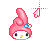 My Melody Hello Kitty alt left select.cur Preview