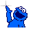 cookie monster normal select.cur Preview