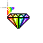 rainbow diamond.cur Preview