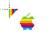 rainbow apple logo.cur